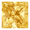 2mm - Faceted Princess Cut Passion Topaz - Image 4
