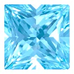 4mm - Faceted Princess Cut Passion Topaz - Image 5