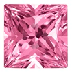 4mm - Faceted Princess Cut Passion Topaz - Image 9