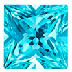 6mm - Faceted Princess Cut Passion Topaz - Image 8