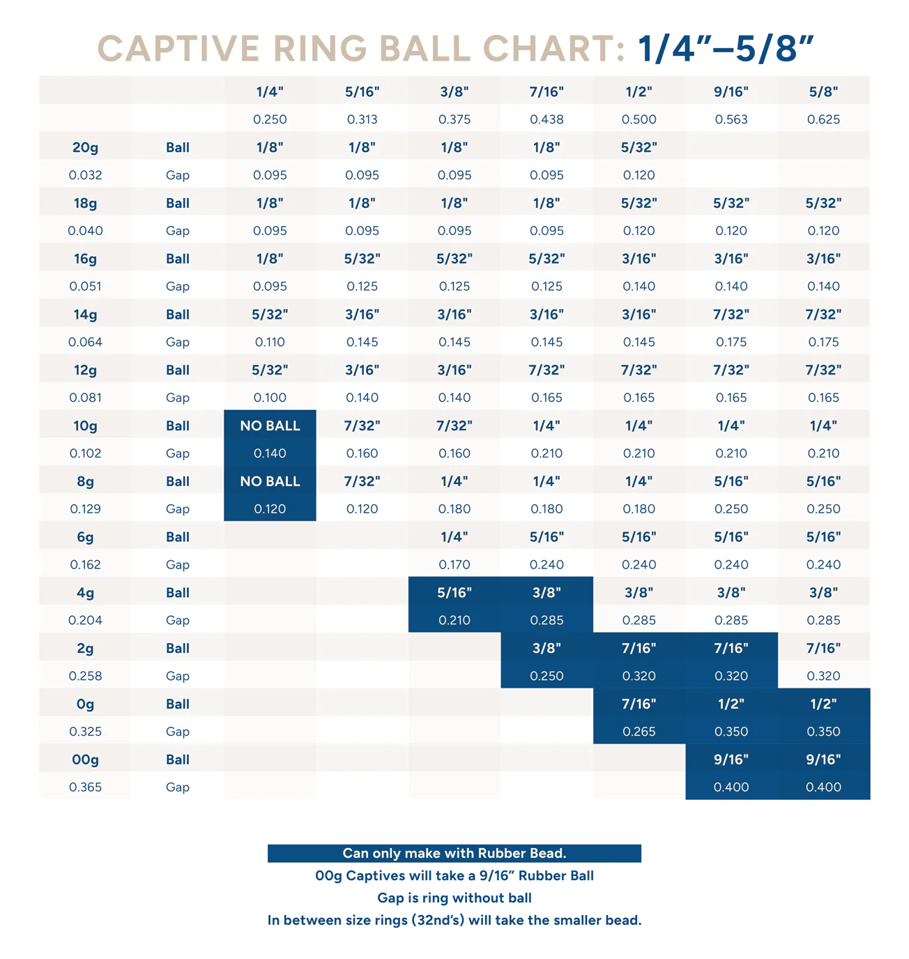 Captive Bead Ring with Bead - Overstock - Image 2