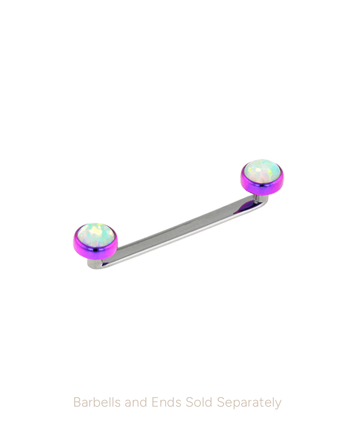 Flat Surface Barbell - Titanium - Overstock - Image 3